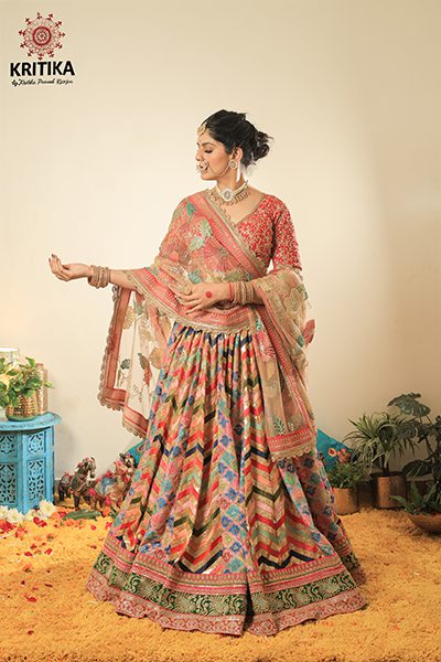 Satrangi Lehenga